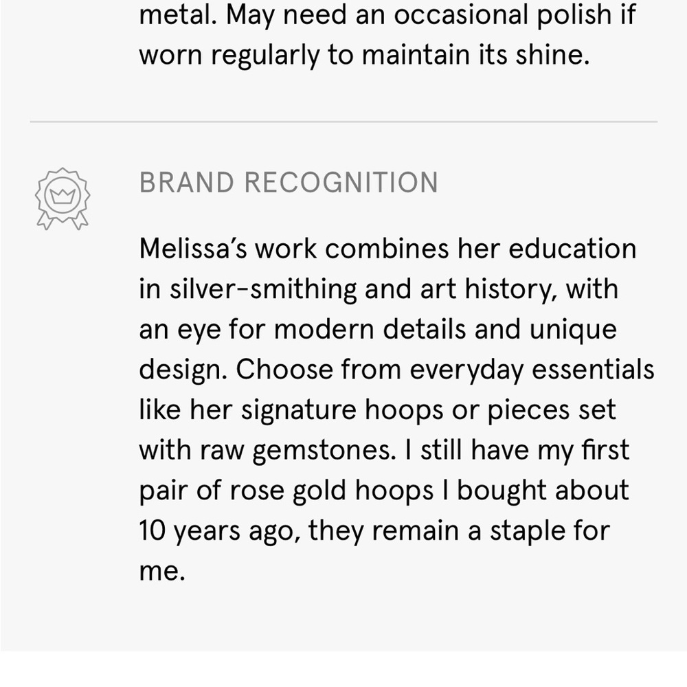 Melissa Joy Manning Gold Bracelet with White Pearl - Picture 3 of 4